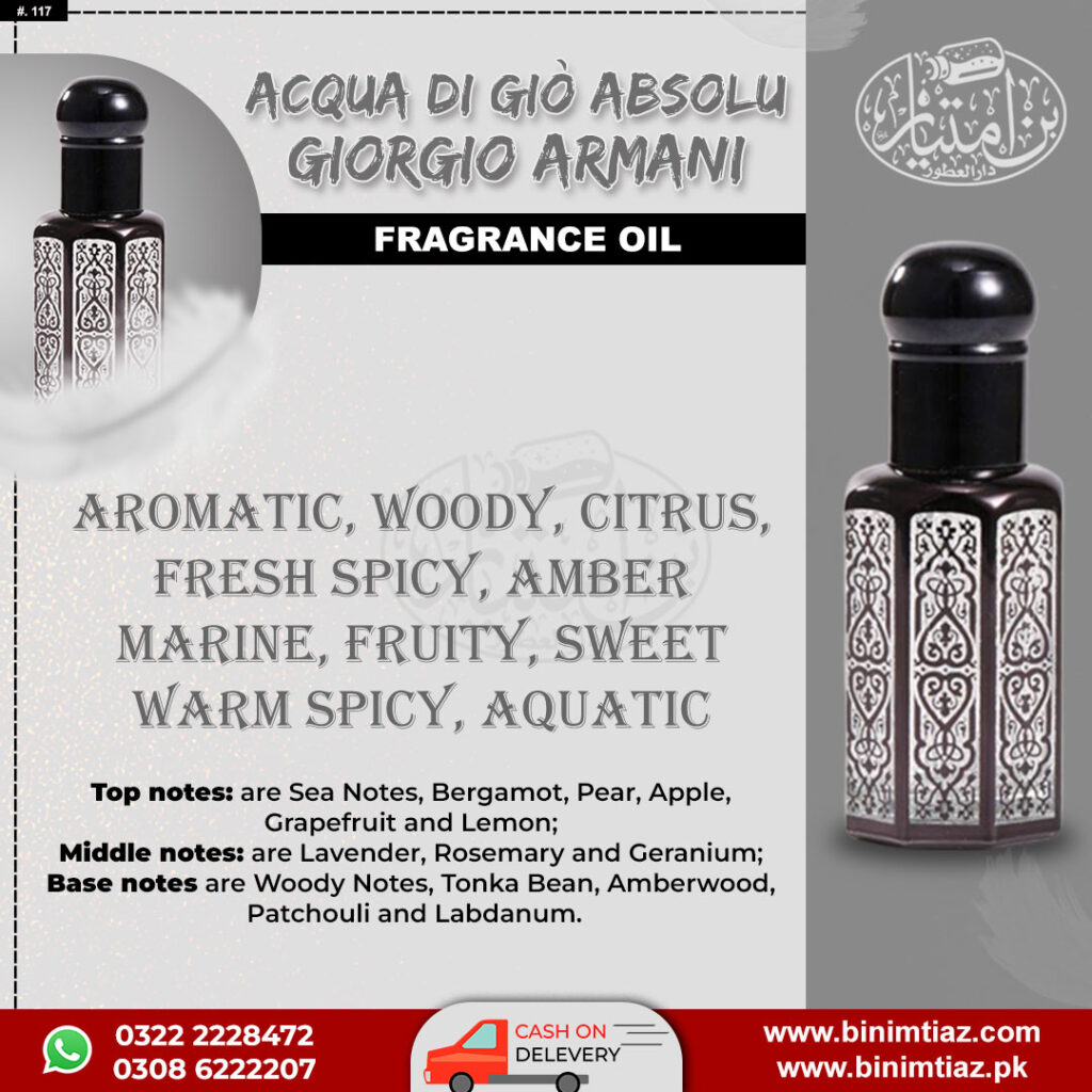 Acqua Di Gio Absolute 12 ML Fragrance From BinImtiaz Bin Imtiaz Store