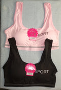Flourish Padded Cotton Sports Bra - Wireless & Free Size