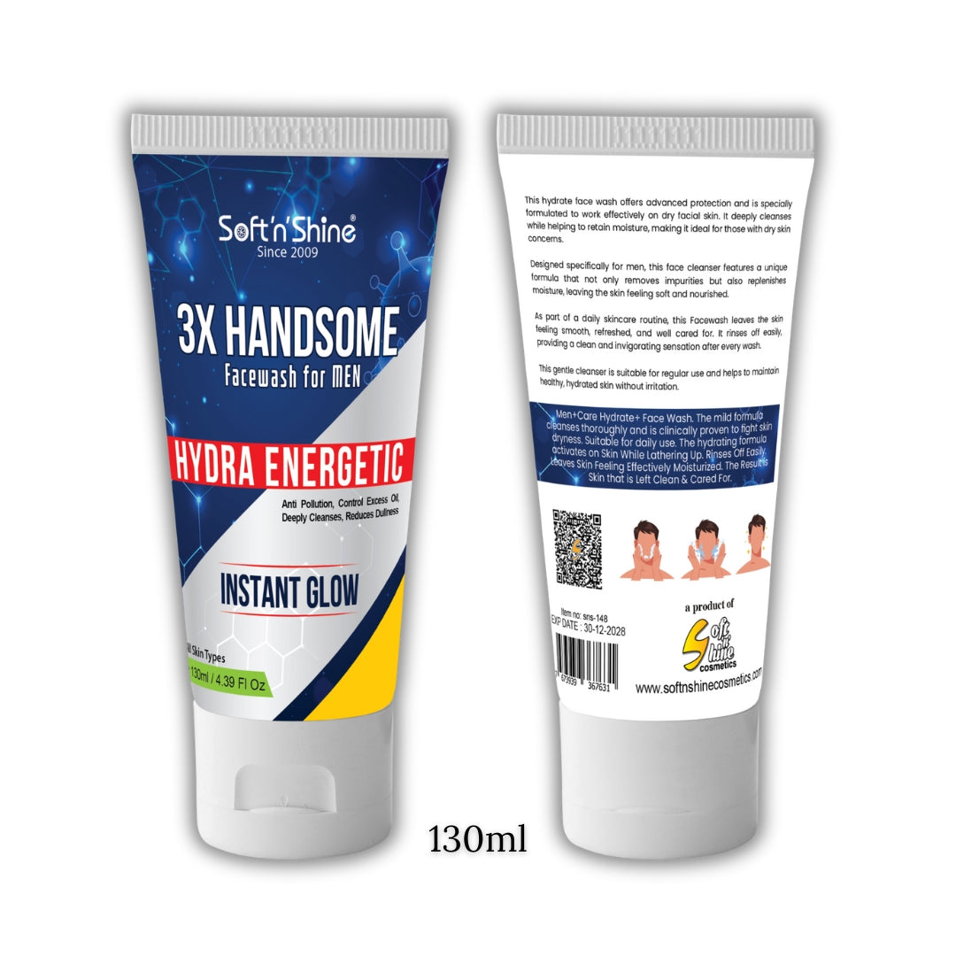 3X Handsome Men Facewash