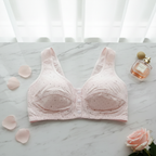 Maternity Front Open Button Bra - Cotton Nursing Bra for New Moms