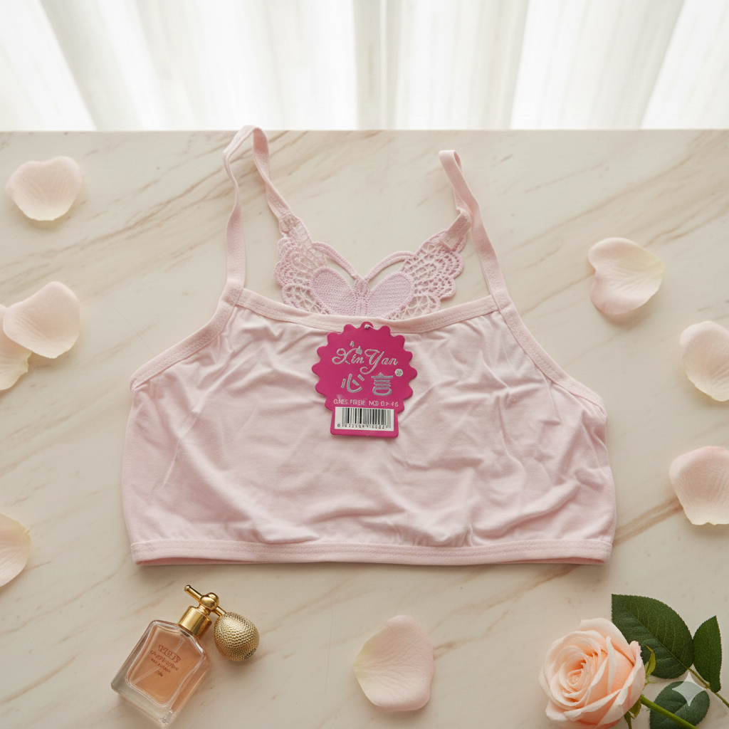 Butterfly Back Design Seamless Soft Cotton  Sports Bra