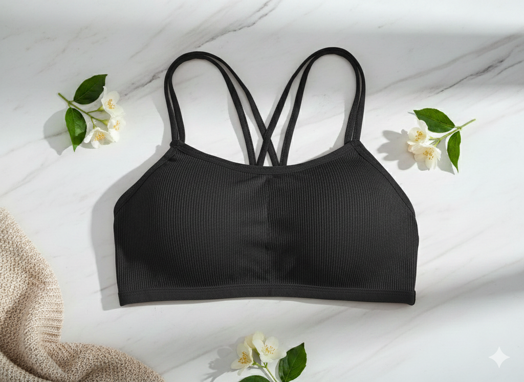 Flourish Padded Interlock BD Bra for Girls - Premium Free Size