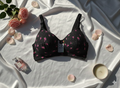 Adjustable Soft Padded Floral Bra - Full Cup & Non-Wired