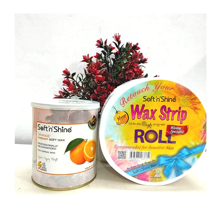 Soft Wax Tin Pack 800 gm with 50 Meter Dotted Paper Roll