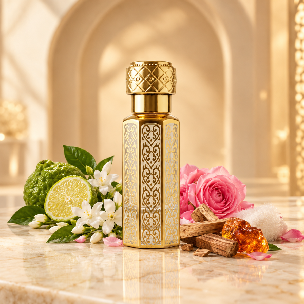 Arba Wardat (Rasasi Inspiration) – Premium Concentrated Attar (12ml) | Bin Imtiaz Dar-ul-Atoor