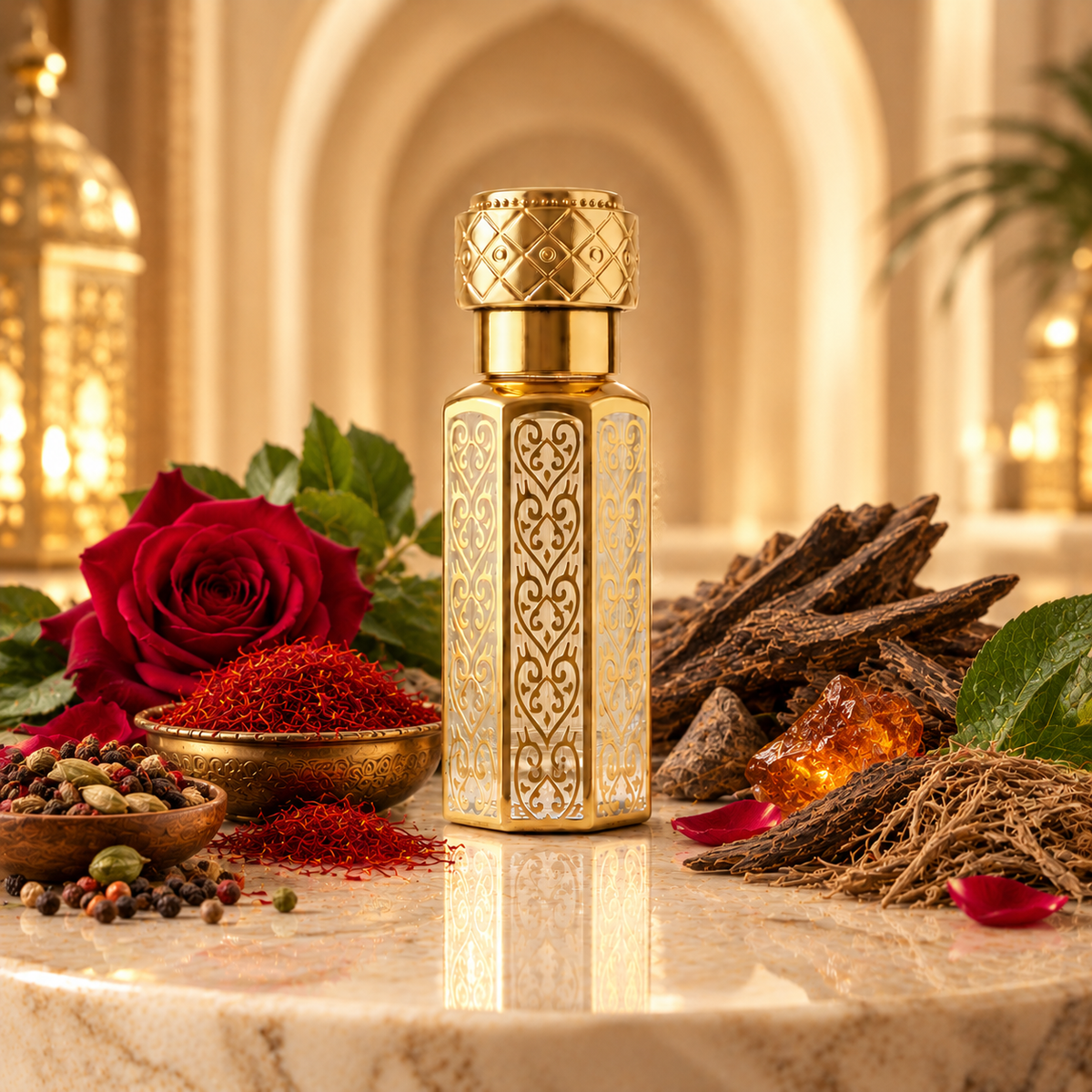 Oudh Essential – Premium Concentrated Attar (12ml) | Bin Imtiaz Dar-ul-Atoor