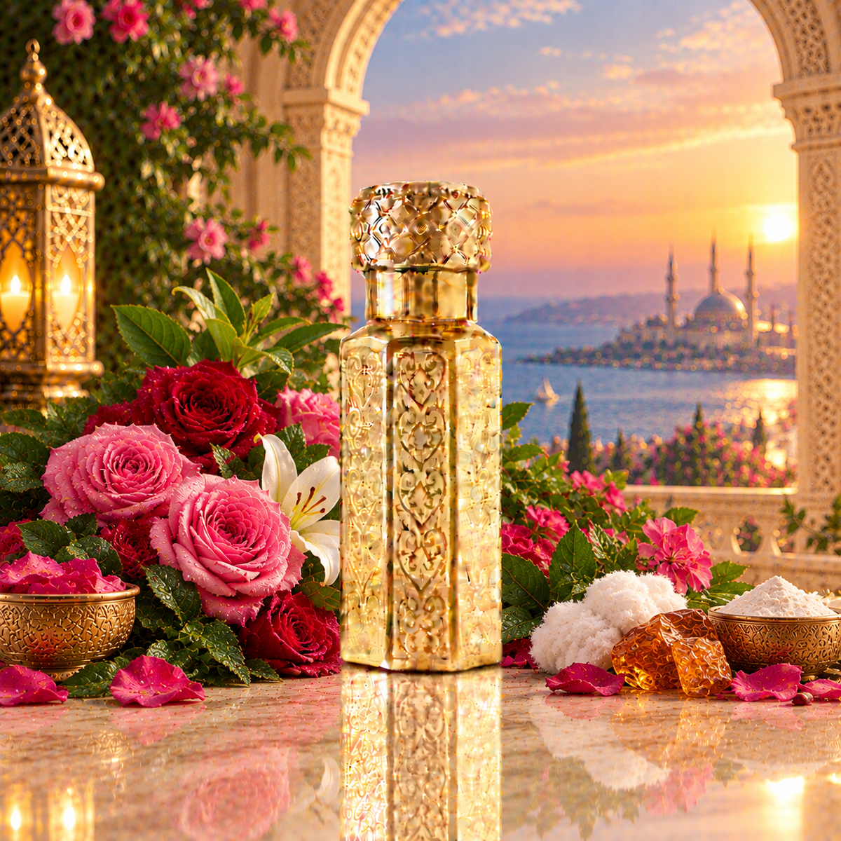 Romantic Gulab – Premium Concentrated Attar (12ml) | Bin Imtiaz Dar-ul-Atoor