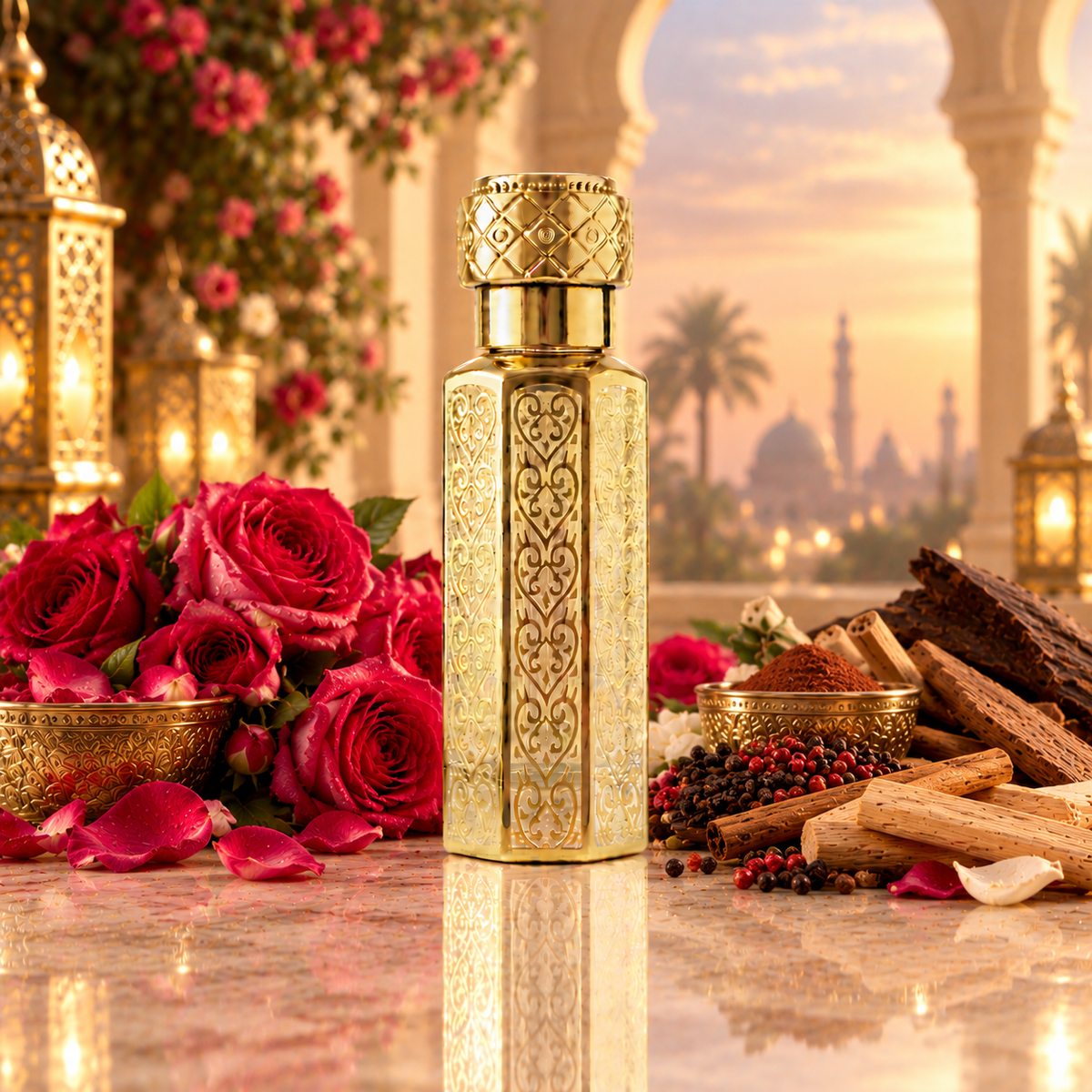 Sandal Rose – Premium Concentrated Attar (12ml) | Bin Imtiaz Dar-ul-Atoor