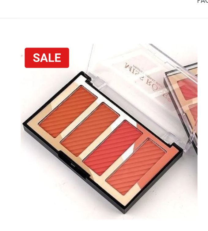 Original Miss Rise Bronzers 4 Color Highlighters Palette