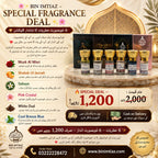 Special Fragrance Deal (6x3ml Collection) – Premium Concentrated Attar Set | Bin Imtiaz Dar-ul-Atoor