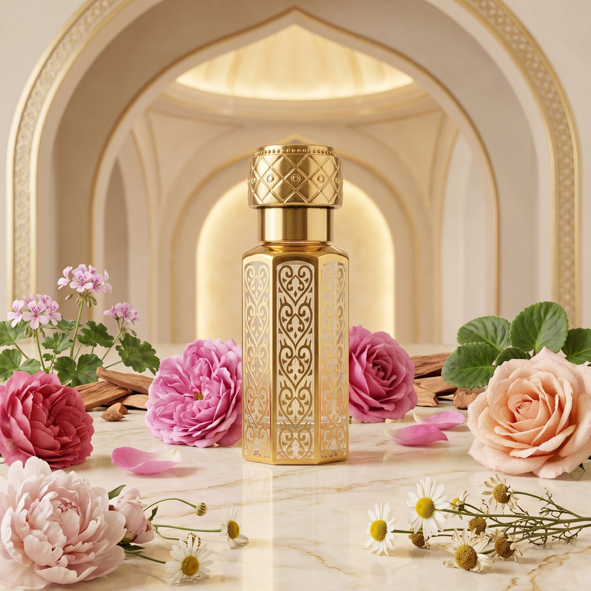 Tea Rose Super – Premium Concentrated Attar (12ml) | Bin Imtiaz Dar-ul-Atoor