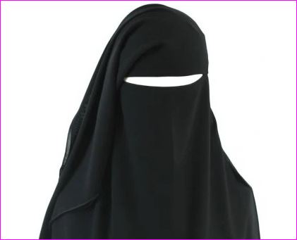 TRIPLE LAYER NIQAB - Medium Size