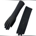 Ladies Black Color Muslim Abaya Long Hijab Hand Gloves for Women and Girls