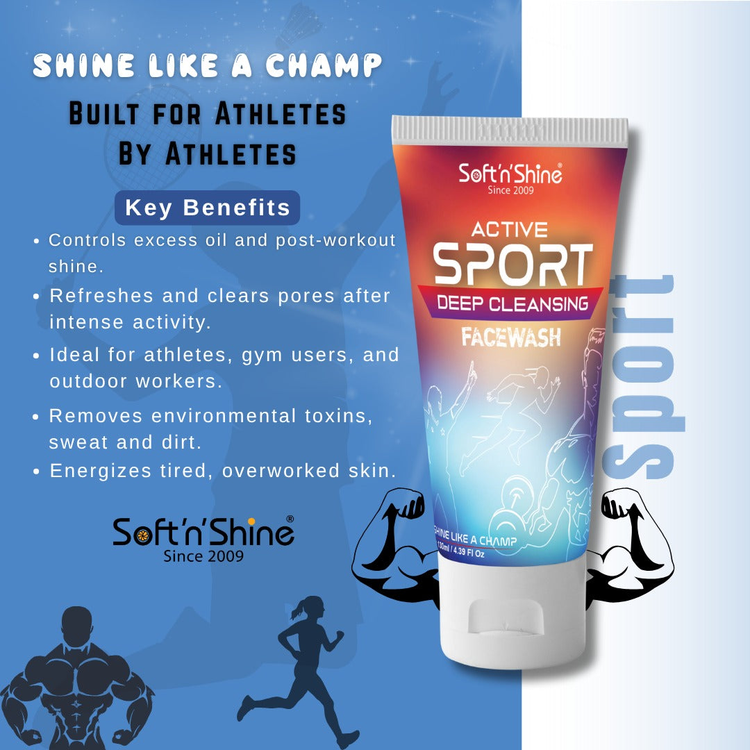 Active Sport Deep Cleansing Facewash