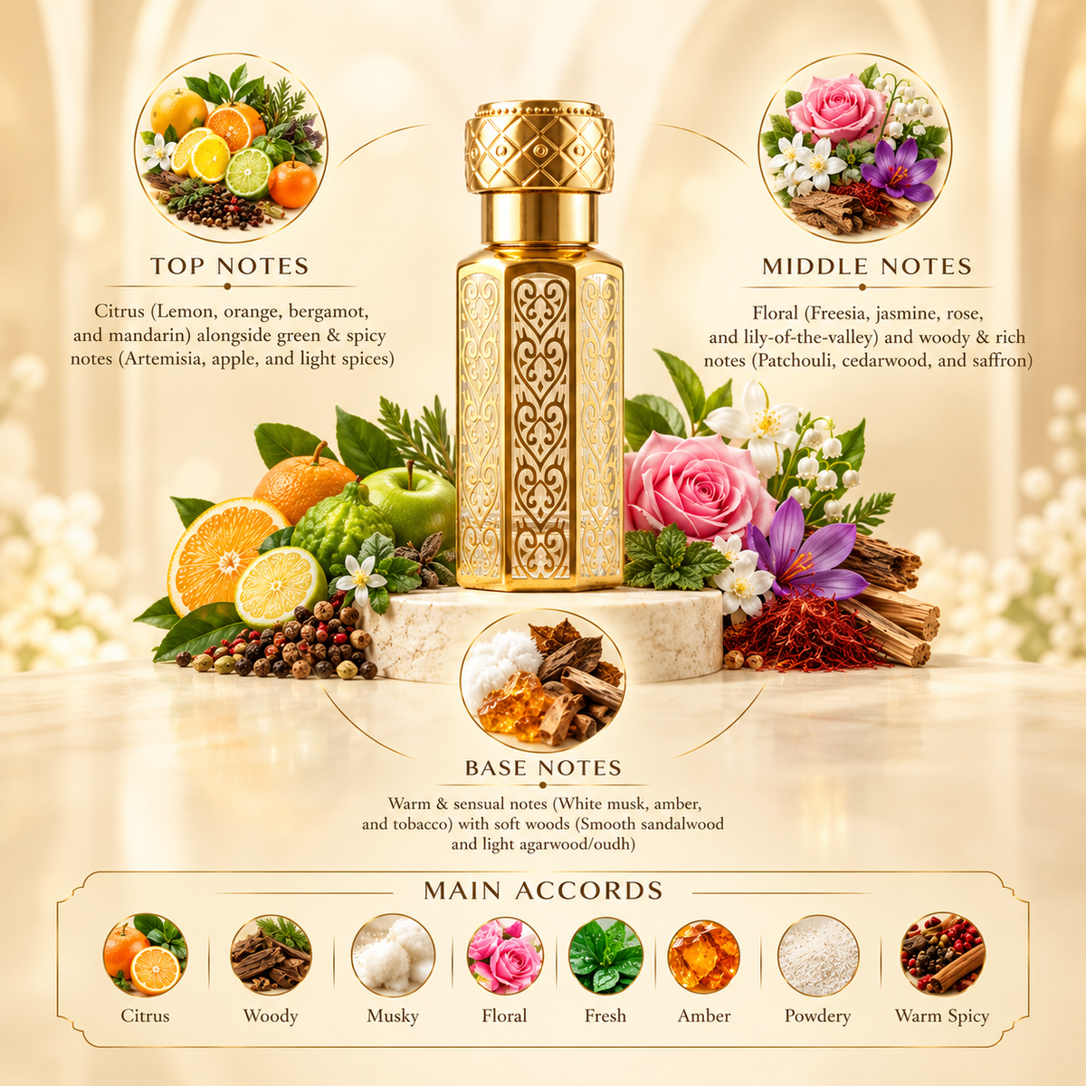 White Oud – Premium Concentrated Attar (12ml) | Bin Imtiaz Dar-ul-Atoor