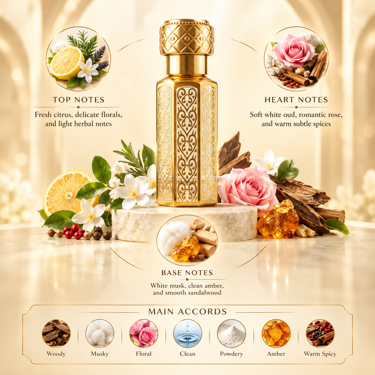 White Oudh Special – Premium Concentrated Attar (12ml) | Bin Imtiaz Dar-ul-Atoor