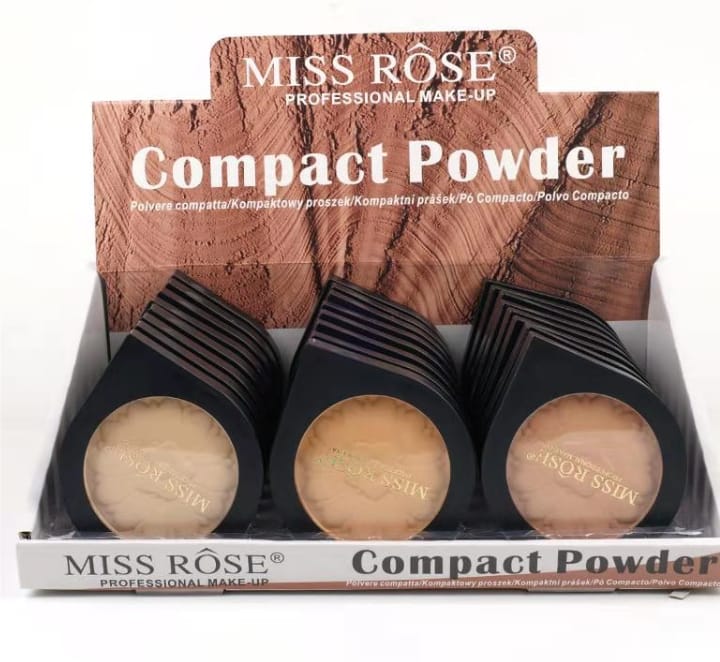 Miss Rose Black Compact Powder