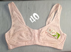Maternity Front Open Button Bra - Cotton Nursing Bra for New Moms