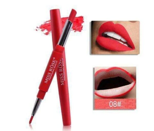 MISS ROSE Lipsticks Plus Liner 2 in 1 - Image 11