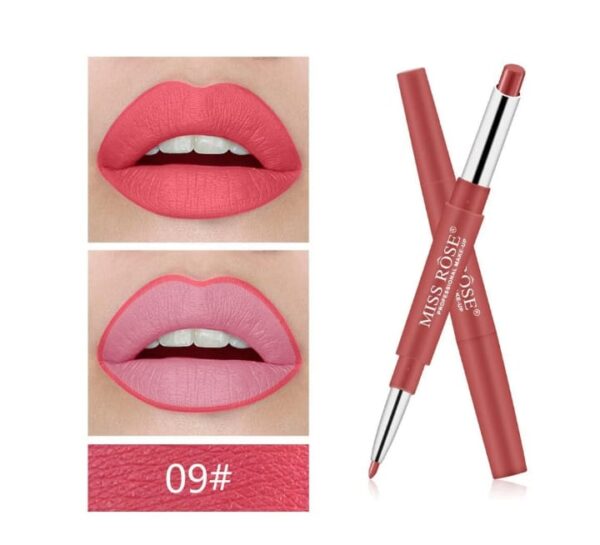 MISS ROSE Lipsticks Plus Liner 2 in 1 - Image 13