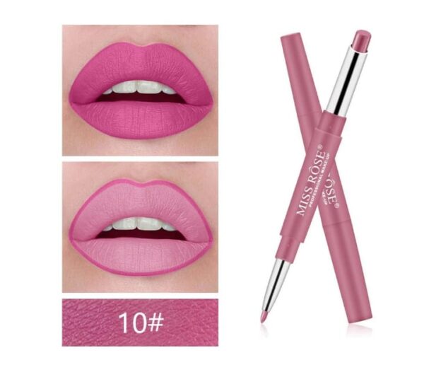 MISS ROSE Lipsticks Plus Liner 2 in 1 - Image 14