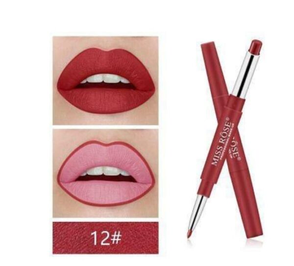 MISS ROSE Lipsticks Plus Liner 2 in 1 - Image 16