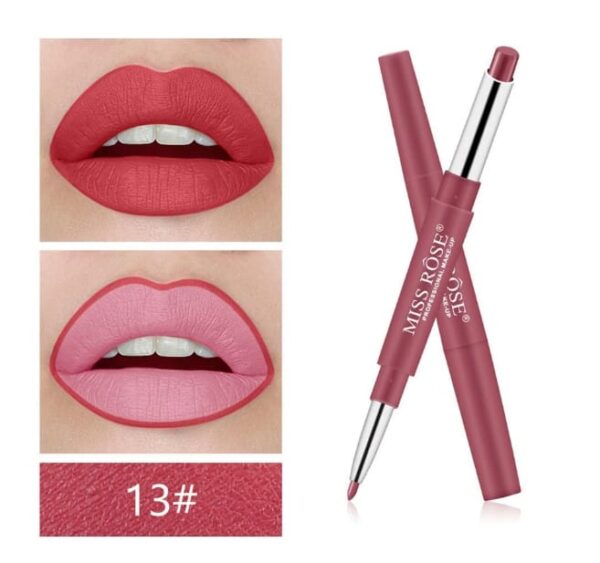 MISS ROSE Lipsticks Plus Liner 2 in 1 - Image 17