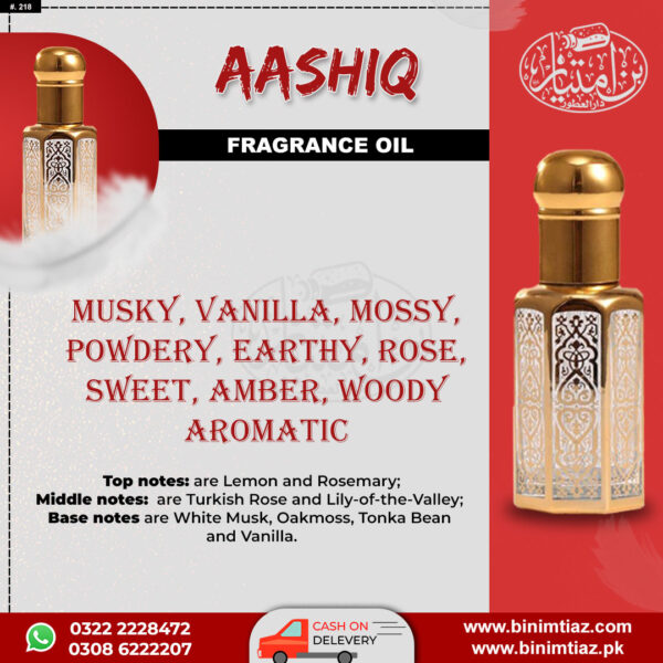 Aashiq  12-ML (Fragrance From BinImtiaz)