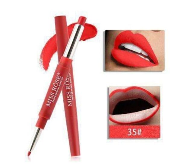 MISS ROSE Lipsticks Plus Liner 2 in 1 - Image 24