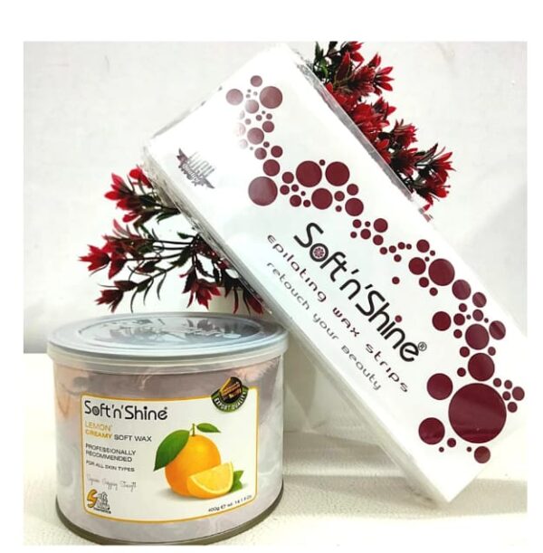 Soft Wax - Tin Pack 400 gm with 50 Strips Pack - Image 4
