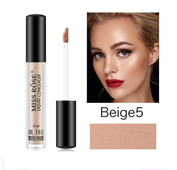 Miss Rose Face Liquid Concealer Water Proof Oil Free-4 Shades Available - Image 8