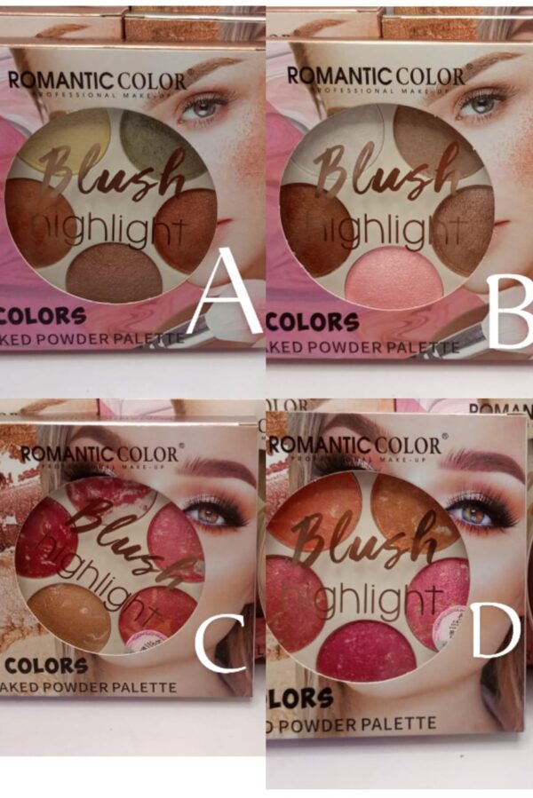 ROMANTIC COLOR 5 COLOUR HIGHLIGHTER - Image 9