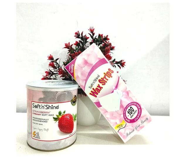 Soft Wax - Tin Pack 800 gm with 100 Strip Pack - Image 3