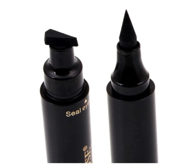 Miss Rose Dual Eyeliner Pen And Winged Stamp Black - Image 4