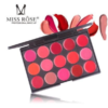 Miss Rose 15 Color Lipstick Matte Lip Cream Palette