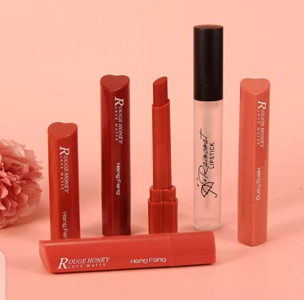 HENG FANG 8PCS Waterproof Long Lasting Matte Lipstick Shiner - Image 2