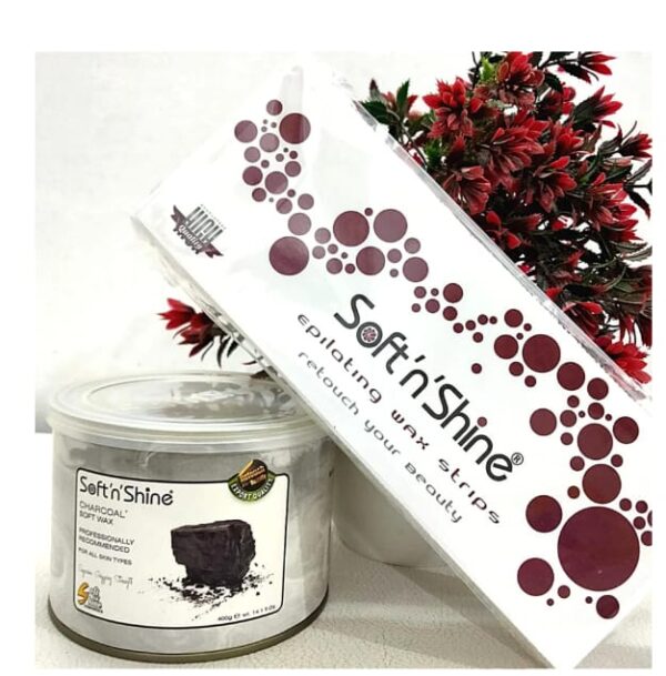 Soft Wax - Tin Pack 400 gm with 50 Strips Pack
