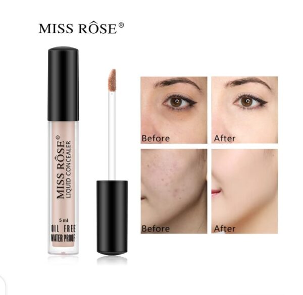 Miss Rose Face Liquid Concealer Water Proof Oil Free-4 Shades Available - Image 10