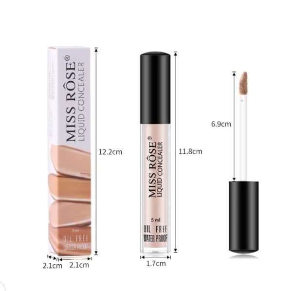 Miss Rose Face Liquid Concealer Water Proof Oil Free-4 Shades Available - Image 13