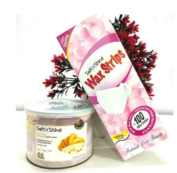 Soft Wax - Tin Pack 400 gm with 100 Strips Pack - Image 9