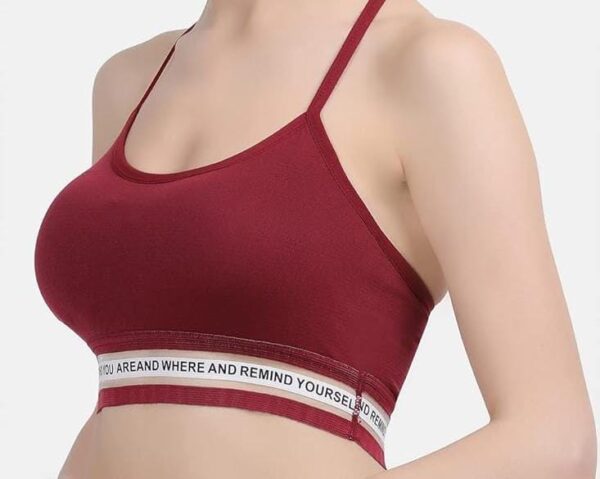 Women Padded Sports Non-Wired Bra