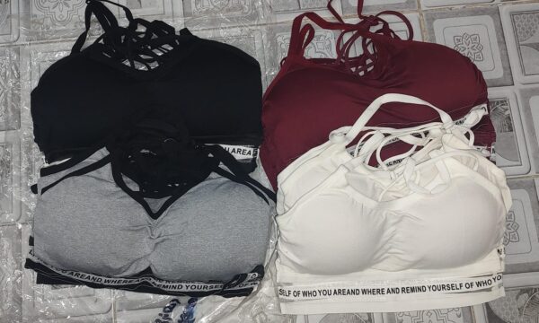 Women Padded Sports Non-Wired Bra - Image 4