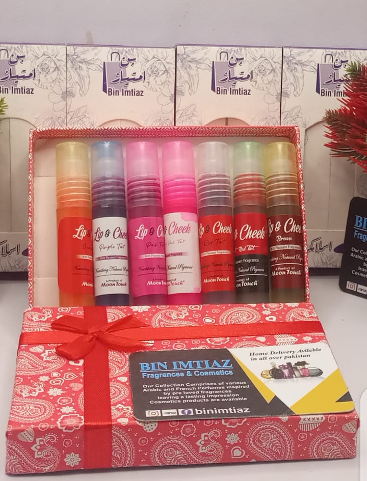 7 IN 1 Lip & Cheek Tint 3-ML SET By Moon Touch - Image 4