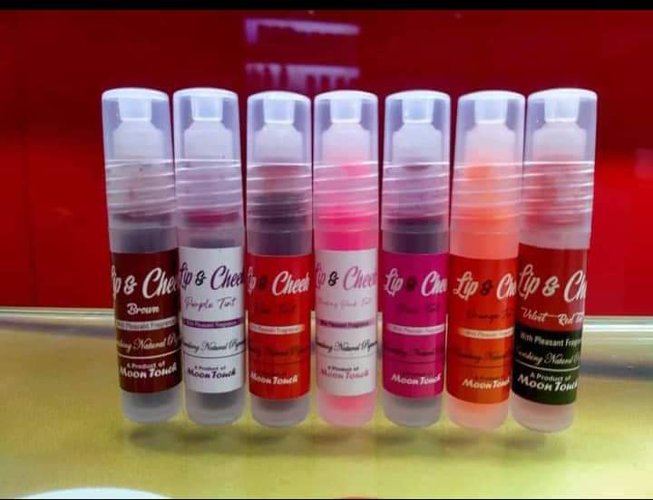 7 IN 1 Lip & Cheek Tint 3-ML SET By Moon Touch