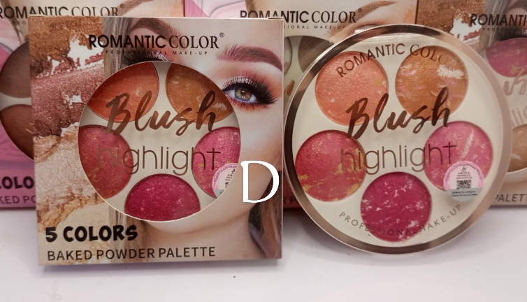 ROMANTIC COLOR 5 COLOUR HIGHLIGHTER - Image 7