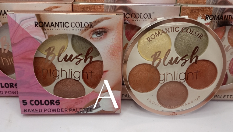 ROMANTIC COLOR 5 COLOUR HIGHLIGHTER - Image 4