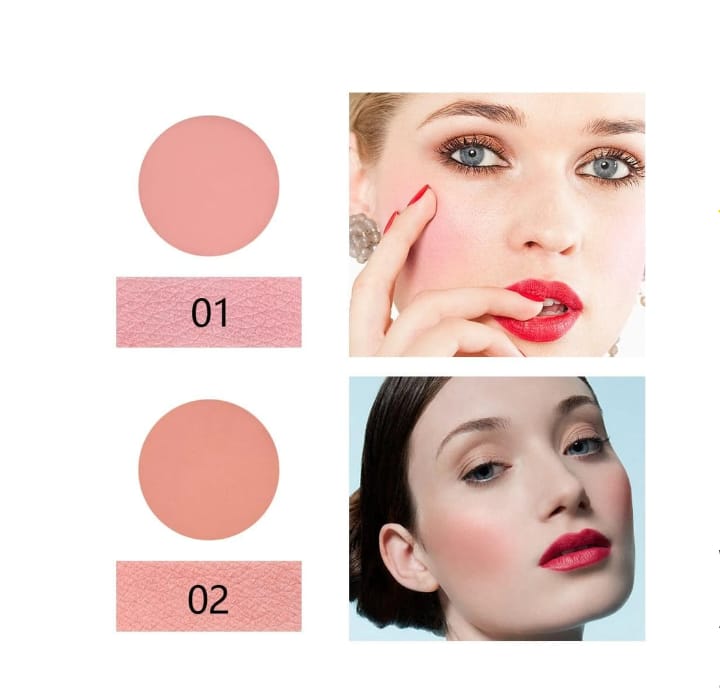 8in1 Miss Rose Blush Palette Blusher Powder Professional Make Up Blush Contour Shadow - Image 3