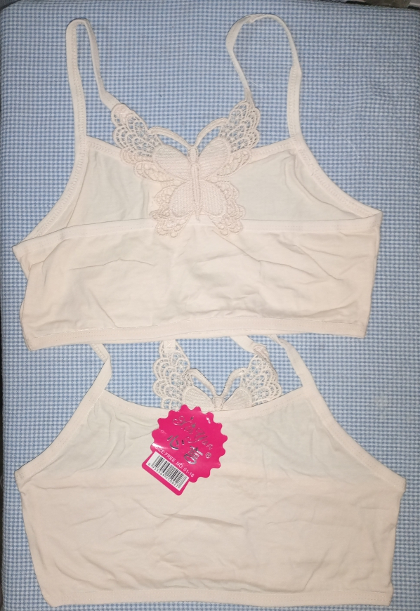 Butterfly Back Design Seamless Soft Cotton Sports Bra - Image 6